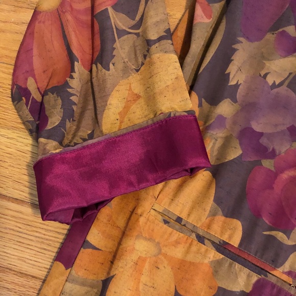 Fall-colored Long Blazer - Picture 4 of 5